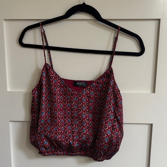 Reset Women's Floral Camisole in Burgundy - Picture 1 of 3